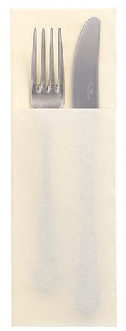 PAPSTAR 50 Servietten DAILY Collection 48 cm x 30 cm champagner mit Besteckfalz
