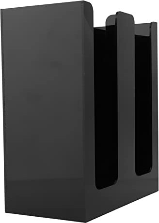 Estante de Almacenamiento para Botellas Inclinadas, Portavasos de Papel Desechable, Tienda de café y té con Leche, Estante de Almacenamiento para Botellas (dos divisiones)