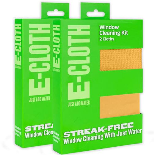 ECloth Orange Window Cleaning Cloth 2pack