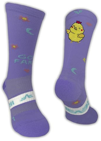 Laufsocken - Kompressiv, Blasenverhindernd, Feuchtigkeitsableitend, Gepolstert - CrossFit, Fitnessstudio. Made in Europe