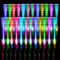 Leuchtstäbe Glasfaser Bunte 24 Stück-LED Leuchtstab kindergeburtstag Gastgeschenke Deko, Geschenk-Spielzeug für Kinder partys, geeignet für Nachtpartys, Konzerte, Weihnachten, Karneval, Hochzeiten