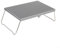 Table pliante de camping, table de réchaud à gaz en alliage d'aluminium, pour camping, randonnée, pique-nique, barbecue dans le jardin (gris)
