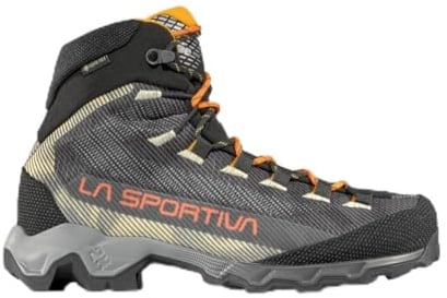 Aequilibrium Hike Gtx, Mountain Hiking Schuh Mid Cut - La Sportiva, Größe:7.5 UK / 41.5, Farbe:G00Y02 Carbon/Papaya