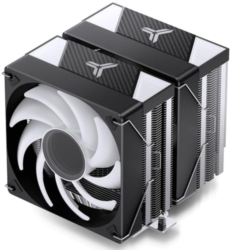 Bamberg Disipador de de CPU de Torre Doble -3000 ARGB, Radiador de Doble Ventilador, 7 Tubos de Altos, Compatible con AM5/ LGA 1700, Color Negro