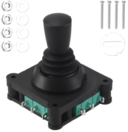 Qusedwey Joystick-Schalter AC 240 V 5 ein 4 NO 4 NC Momentan 2,5 Mm Befestigungsgewinde Joystick-Schalter