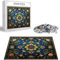 Jigsaw Puzzles for Adults 2000 Piece Puzzle Flower Jigsaw Puzzle Games for Adults Family Educational Games, Gifts for Teenage Boys 14-16 Years, Gifts Home Decor Mandala Wooden Puzzles 100x70cm D-241