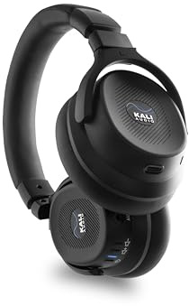 Kali Audio HP-1 Kopfhörer Over Ear (Kabel- & Bluetooth Studio-Kopfhörer, aktive Geräuschunterdrückung, 40h Akkulaufzeit, 3 wählbare Klangmodi für Mixing & Gaming), Schwarz