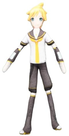 Jilijia Kagamine Rin Peluche Figurine Anime Amusante Coussin Torsable Doux Figurines En Peluche 28CM Coussin Dessin Animé Collectionnables Décorations De Canapé Cadeaux