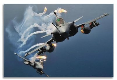 OKNGB Poster für Militärluftfahrt, Motiv: Rafale Kampfflugzeug, dekoratives Gemälde, Leinwand, Wandposter und Kunstdruck, moderne Familienschlafzimmer-Dekoration, Poster, 30 x 45 cm