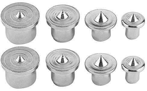 8 Stücke Holz Dübel Zapfen Zentren Set Bohrer Dübel Zentrum Punkte Pins 6mm 8mm 10mm 13mm(Fest)