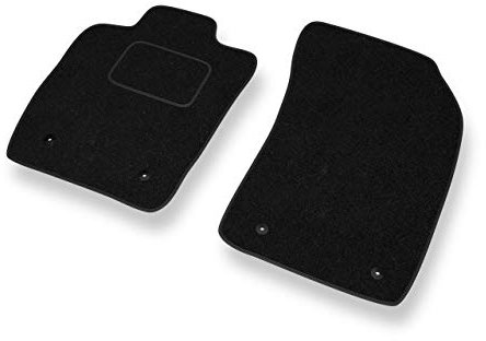 Mossa - Fußmatten Auto kompatibel mit Audi A1 I 8X (2010-2018) - schwarz Automatten Autoteppiche 2