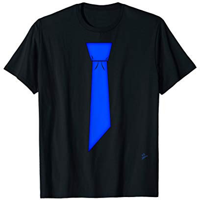 Karnevalkostüm für Männer Weiberfastnacht Krawatte T-Shirt
