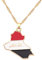 LIUYUYOUGO Halsketten Für Frauen, Goldene Kette Republik Irak Karte Anhänger Damen Weltkarte Halsketten Ägypten Schmuck Halskette Für Weihnachten Jubiläum Geburtstagsfeier Geschenke,
