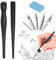 DURANTEY Kalligraphie Stift Set Abnehmbaren Kalligraphie Pen/Federhalter Karikatur Zeichenfeder mit 2 Stifthaltern 5 Schreibfedern 1 Radiergummi Federhalter Set für Karikaturisten Künstler Designer
