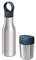 Joseph Joseph 81129 Refill Reuse Repeat Zweiteiliges Set aus Reisebecher und Flasche, Stainless-steel