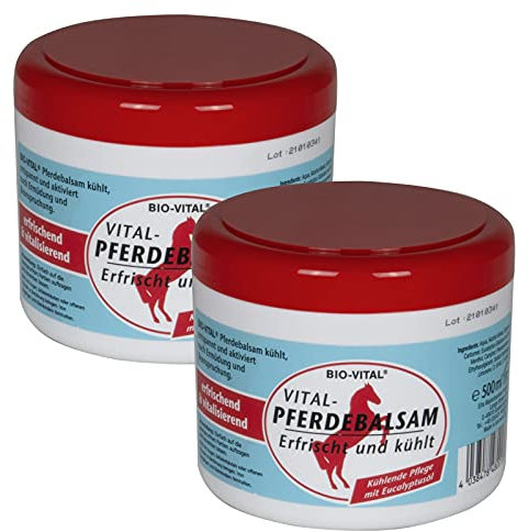 Trendyshop365 Pferdebalsam kühlendes Gel 500ml mit Eucalyptusöl (2 Dosen)
