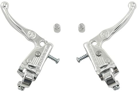 DIA-COMPE MX121 / Tech 3 Bremshebelsatz für Oldschool BMX, silber, DP2515