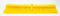SPARTA 41890EC04 Omni Sweep Plastic Push Broom Head, Heavy Duty, Industrial Broom With Color Code System For Outdoor, Indoor, Garage, Concrete, Patio, Kitchen, Bathroom, 18 Inches, Yellow