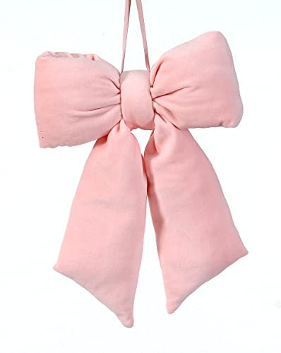 Selezione Cartoleria Varzi dal 1956 - Addobbo Albero di Natale Fiocco di Velluto Rosa 48CM