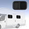 Finestra per Camper, Finestra per Camper a Scorrimento Orizzontale 535x335mm, Finestra per Camper Push Pull Ad Angolo Tondo Impermeabile, con Schermo a Rete Rimovibile