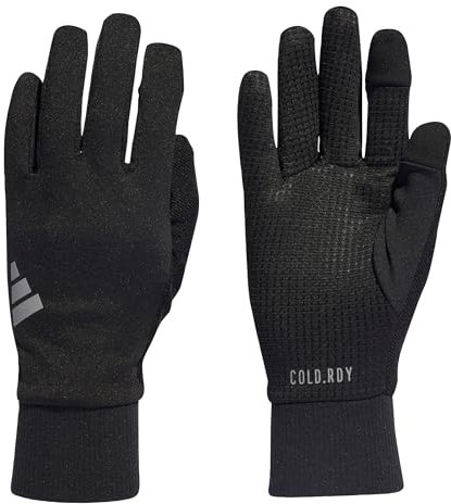 adidas Cold.RDY Reflective Detail Running Gloves Handschuhe, Black, XL