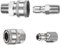 Hochdruckreiniger-Adapter, Edelstahl, männlich und weiblich, Schnellverbindungen, Innen- und Außenloch, Unterlegscheibenkupplung für Schlauch, Pumpe, Kugelhahn (1/4 Zoll NPT)