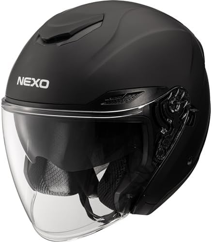 Nexo Jethelm Comfort II - Thermoplast - Klar Visier - ECE 22/06 - Sonnenblende