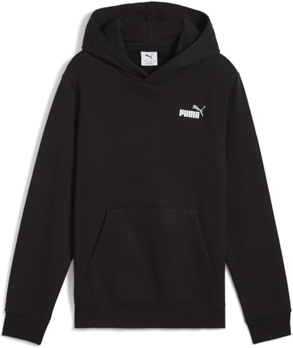 Puma Jungen 2 Color Small No. 1 Logo Hoodie FL B Kapuzenpullis, Puma Black, 128 EU