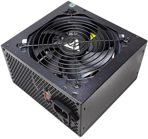 APEVIA VENUS500W Venus - Fuente de alimentación ATX de 500 W con ventilador de 120 mm, interruptor de 115/230 V, todas las protecciones