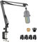 Rigych Einstellbare Mikrofon Arm, Mikrofonarmständer Kompatibel mit Seiren X Mini V2 V3 USB Streaming Mikrofon für die Aufnahme, Gaming, Podcast