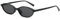 YAMEIZE Ovale Katzenaugen Sonnenbrille Retro Vintage für Damen 90er Jahre Sonnenbrille Kleine Ovale Brille Schmale UV400