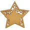 50Pcs Star Wine Glass Name Place Cards Wedding Christmas Decoration - Gold