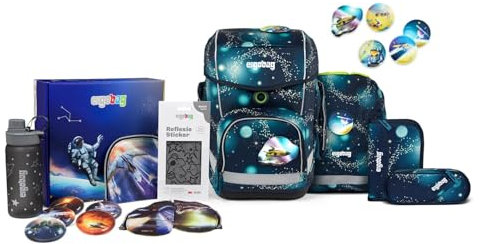 ergobag Cubo Jumbo Schulranzen Set 6tlg. (RaumfahrBär)