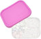Silikondeckel für 1000ml BREADL Edelstahl-Brotdosen, auslaufsicher, stapelbar, lebensmittelecht (Pink)
