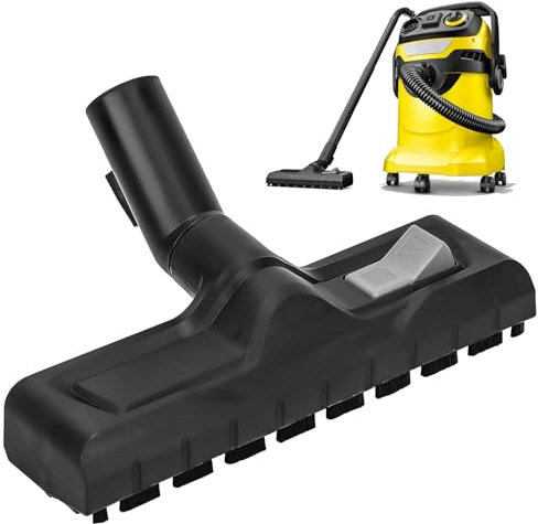 Staubsaugerdüse für Kärcher, Universal Nass-Trockensauger Ersatz Bodendüse 35 mm, Trockensaugdüse Bodendüse kompatibel mit Bosch,Miele,Metabo(Schwarz 35mm)