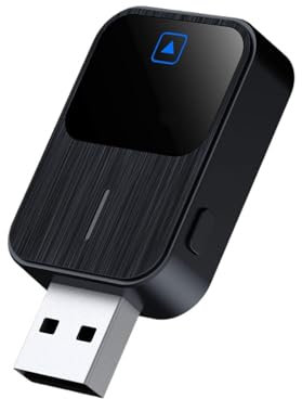 AFGJHYT Adaptateur CarPlay sans Fil pour Peugeot T9 508 301 308S 607 807 4008, Connexion Automatique Rapide Adaptateur CarPlay Bluetooth, Dongle USB Plug-and-Play pour iPhone