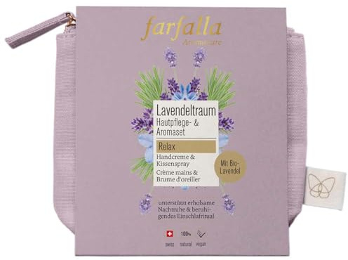 Farfalla Geschenkset Lavendeltraum, Hautpflege- & Aromaset