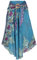 GURU SHOP Boho Sommerrock, Maxirock Hippie Chic - Türkis, Damen, Synthetisch