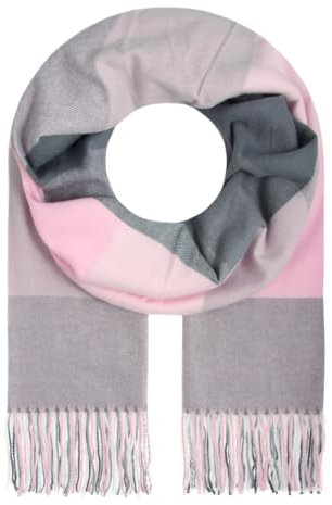 Majea Damenschal Winterschal Strickschal Damen Schal (880041) (rosa 11)
