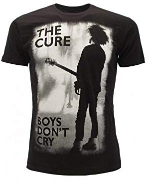 The Cure T-shirt original pour adulte et garçon - Noir - Large