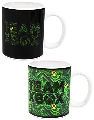 Taza XBOX Taza para juegos con cambio de calor, 11 oz, para niños y adultos