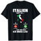Italien ruft an Urlaub Italienische Flagge Bibione Venedig T-Shirt
