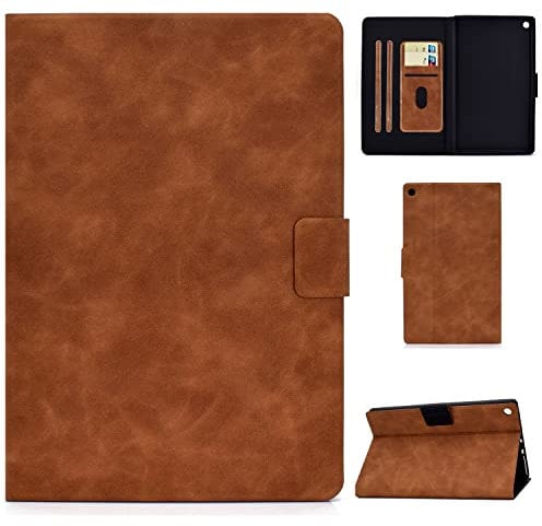 Protective Case for Kindle Fire HD 8 Tablet (7th/8th Generation, 2017/2018 Release) - Folio Cover With Multi-Angle Viewing, Card Slot, Auto Sleep/Wake Smart Cover, Slim Shell