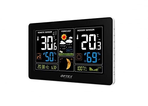 optex station meteo couleur avec chargeur usb (990043)