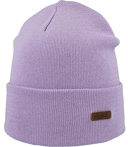 Eisglut Unisex Toni Cotton Strickmütze, Flieder, M 57-58cm