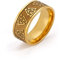 VASSAGO Vintage Valknut Wikinger Keltischer Ring Edelstahl Odin Symbol Talisman Irish Norse Pagan Schmuck für Männer Frauen, 8, Edelstahl, Kein edelstein (G, 10)