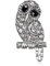 Inateannal Strass Eule Pin Bling Kristall Anstecknadel Niedlich Tier Brosche Blumenstrauß Dekoration Erklärung Emaille Brosche Pin Modeschmuck Für Frauen Mädchen