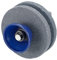 sourcing map Lawn Mower Blade Sharpener, Universal Double Layer Corundum Mower Blade Grinder Stone Wheel for Power Drill Hand Drill, Gray
