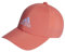 adidas Unisex Embroidered Logo Lightweight Baseball Cap, Preloved Scarlet/White, M