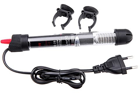 Kavolet Heizstab Aquarium, Unterwasser-Aquarium-Heizungs-Wasserdichter Thermostat für Aquarium, Eintauchbarer Erhitzer Heitzungstab für Aquarium Fischglas Temperatur Einstellung 220-240V
